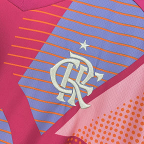 Camisa Flamengo Goleiro-Rosa 25/26 - (Torcedor) Masculina
