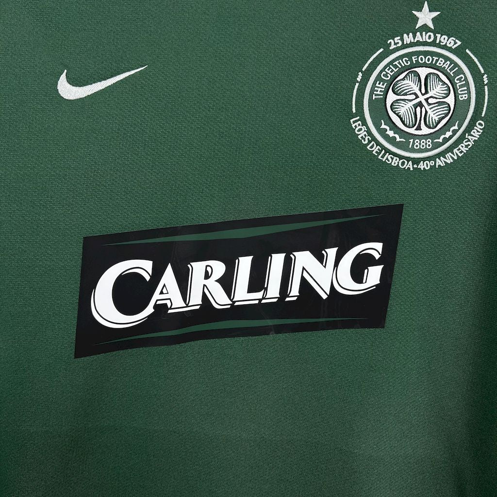 Camisa Celtic UEFA Champions League Aniversário De 40 Anos 06/07 - Versão (Retrô)