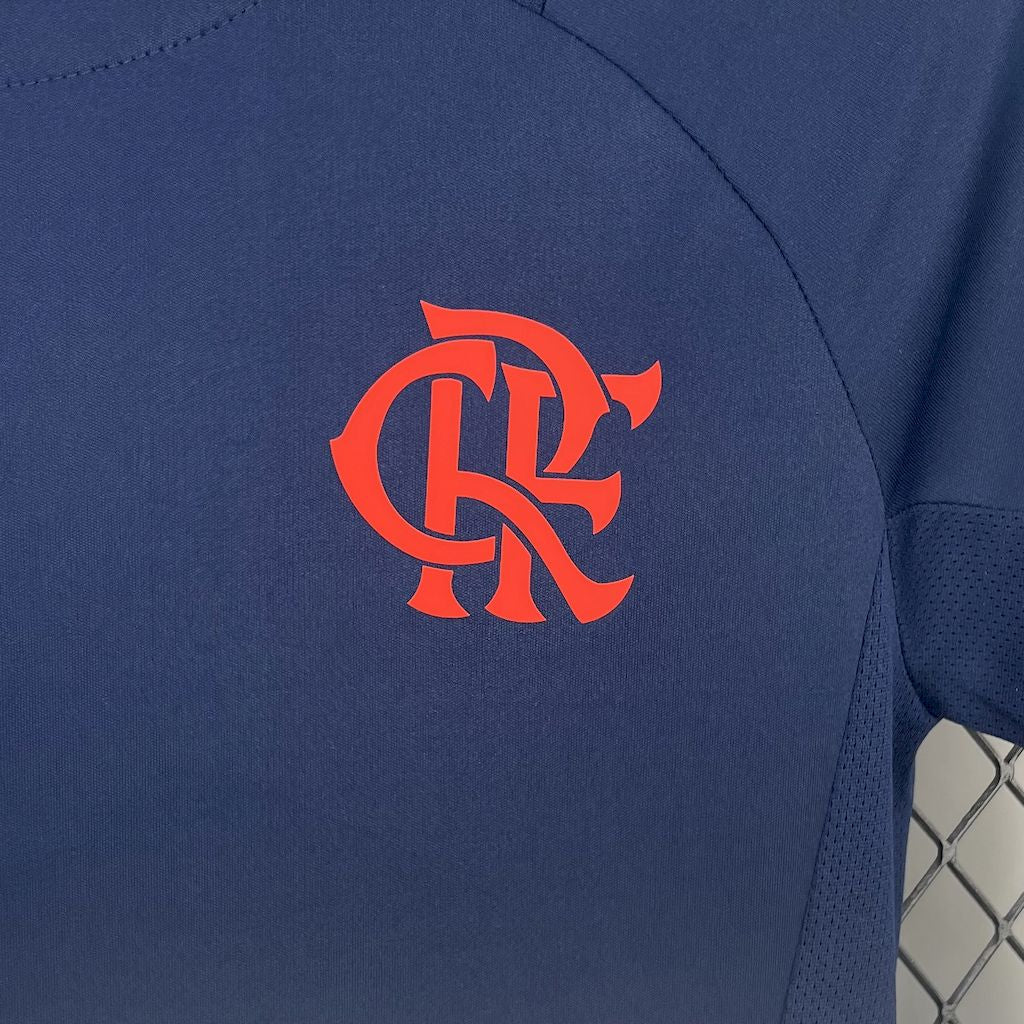 Camisa Flamengo Treino Azul 25/26 - Versão (Feminina)