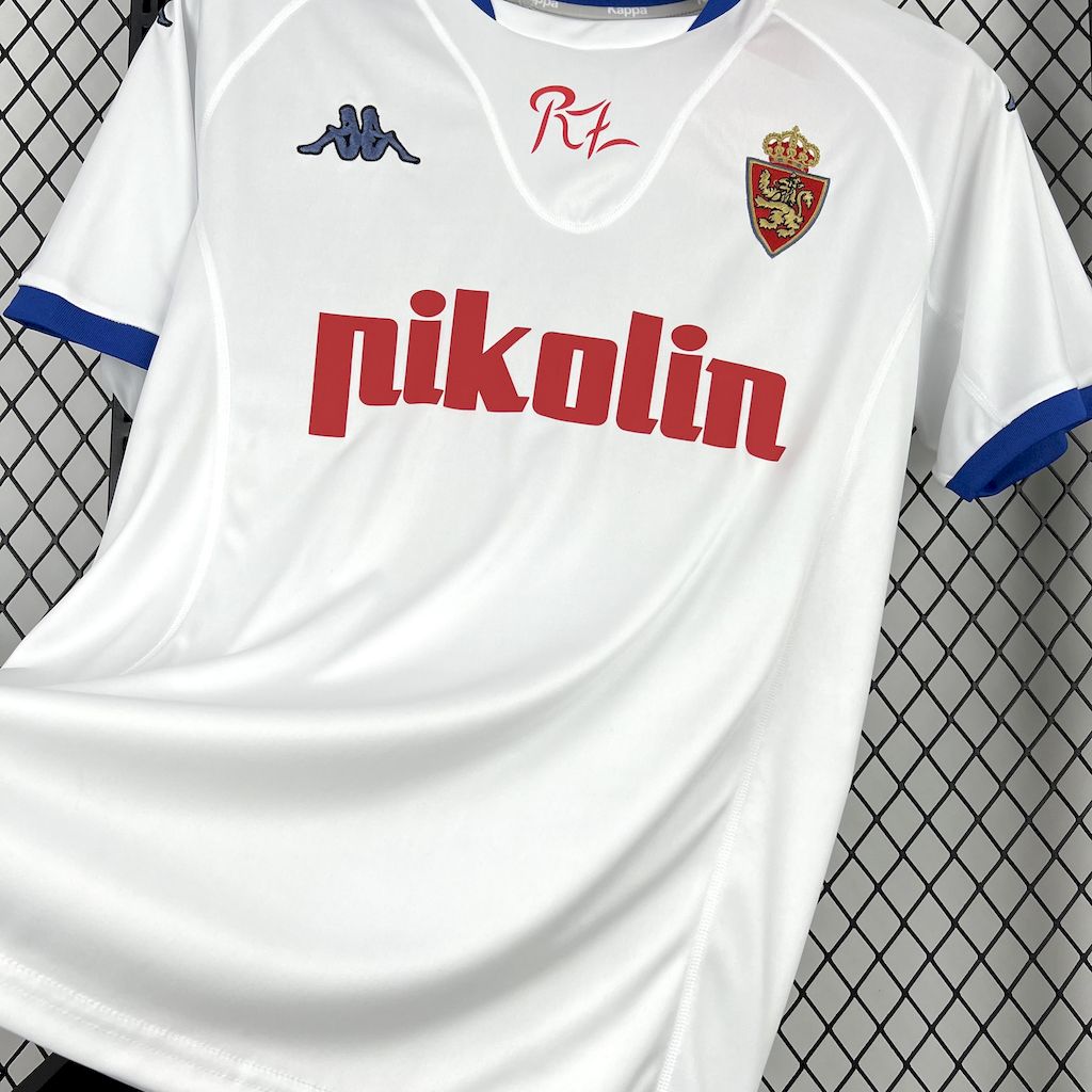 Camisa Real Zaragoza Home 01/02 - Versão (Retrô)