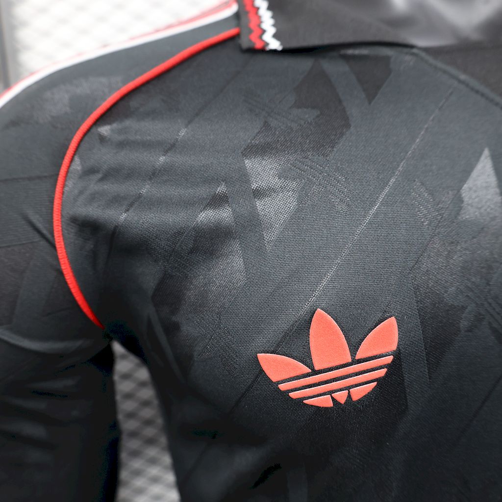 Camisa Manchester United Edição-Especial Adidas 25/26 - Versão (Jogador) Manga Comprida