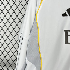 Camisa Real Madrid Home Manga Longa 25/26 - (Torcedor) Masculina