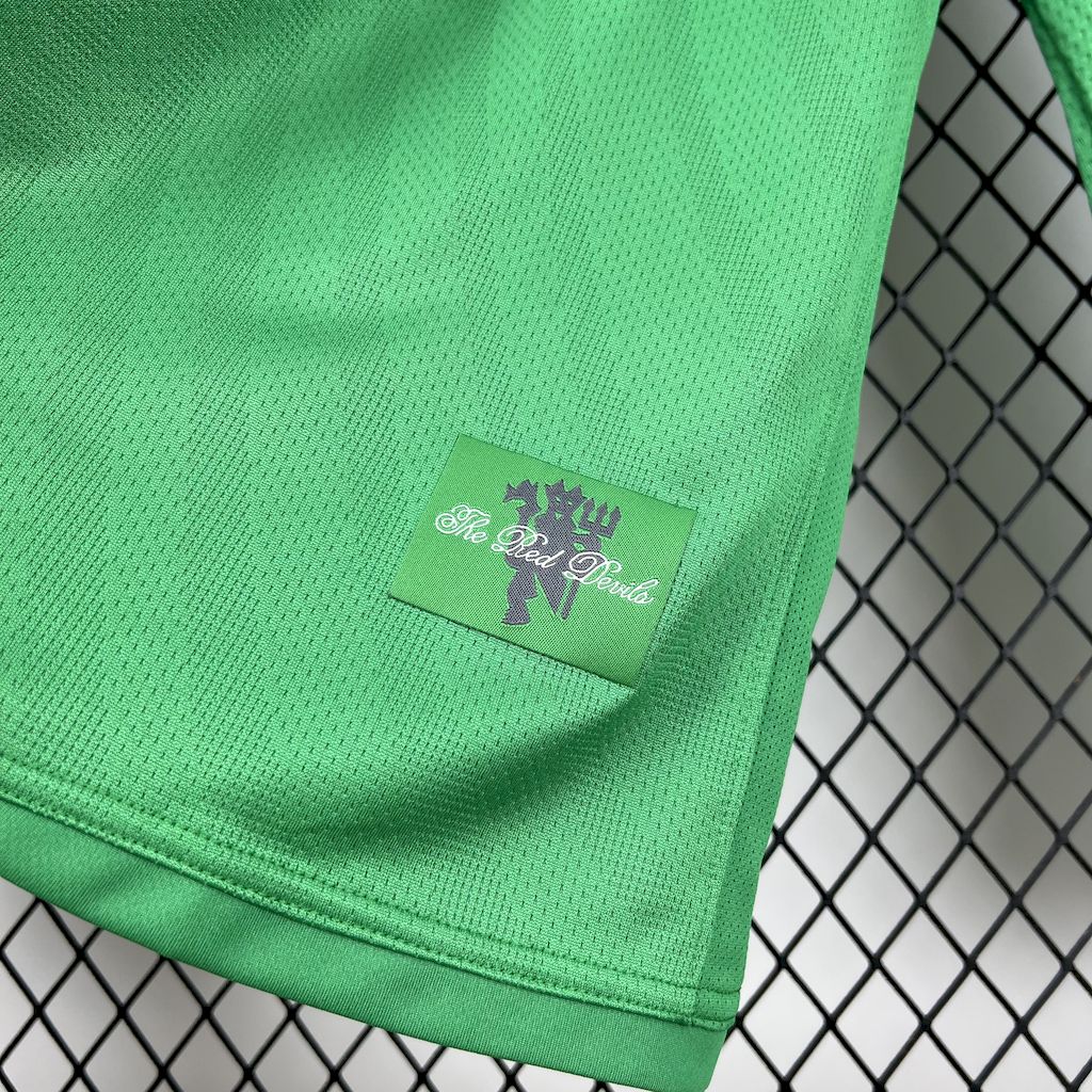 Camisa Manchester United Goleiro-Verde 07/08 - Versão (Retrô) Manga Comprida