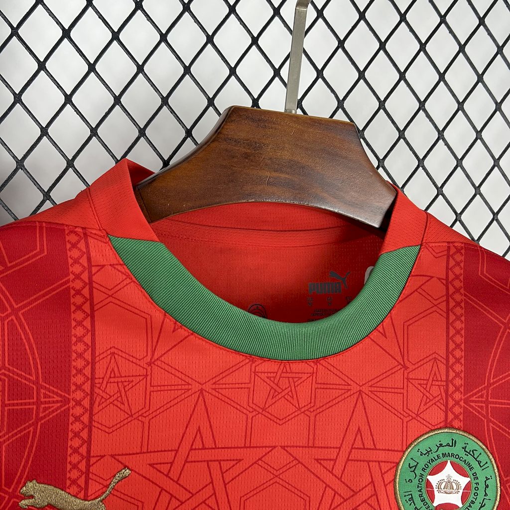 Camisa Marrocos Home 24/25 - (Torcedor) Masculina