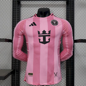 Camisa Inter Miami Adidas 25/26 - Versão (Jogador) Manga Comprida