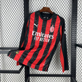 Camisa Milan Home Manga Longa 25/26 - (Torcedor) Masculina