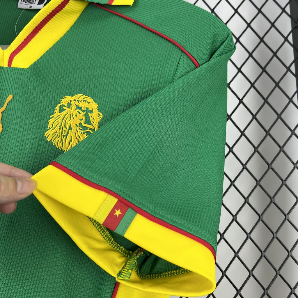 Camisa Camarões Home 1998 - Versão (Retrô)
