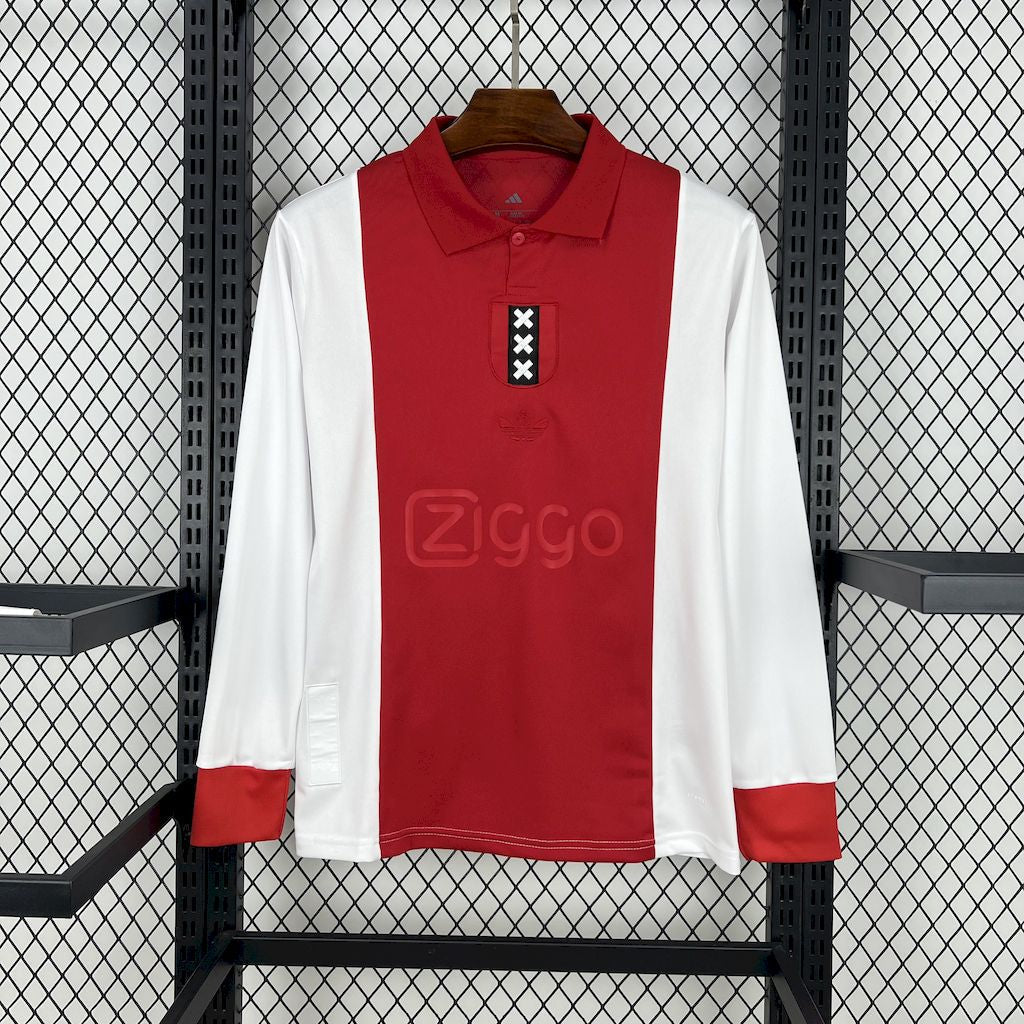 Camisa Ajax 24/25 Edição Especial (Aniversário 125 Anos) - (Torcedor) Manga Longa