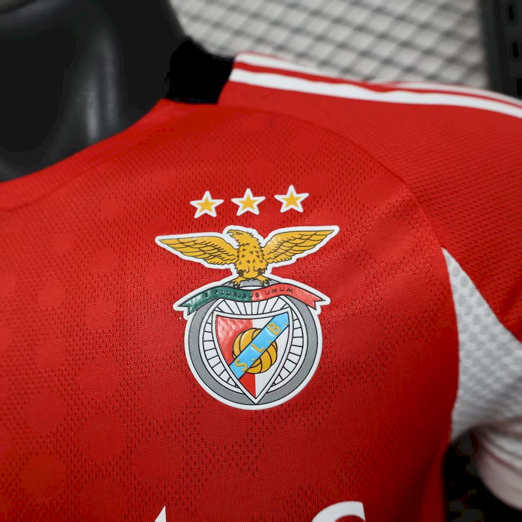 Camisa Benfica Home Adidas 25/26 - Versão (Jogador)