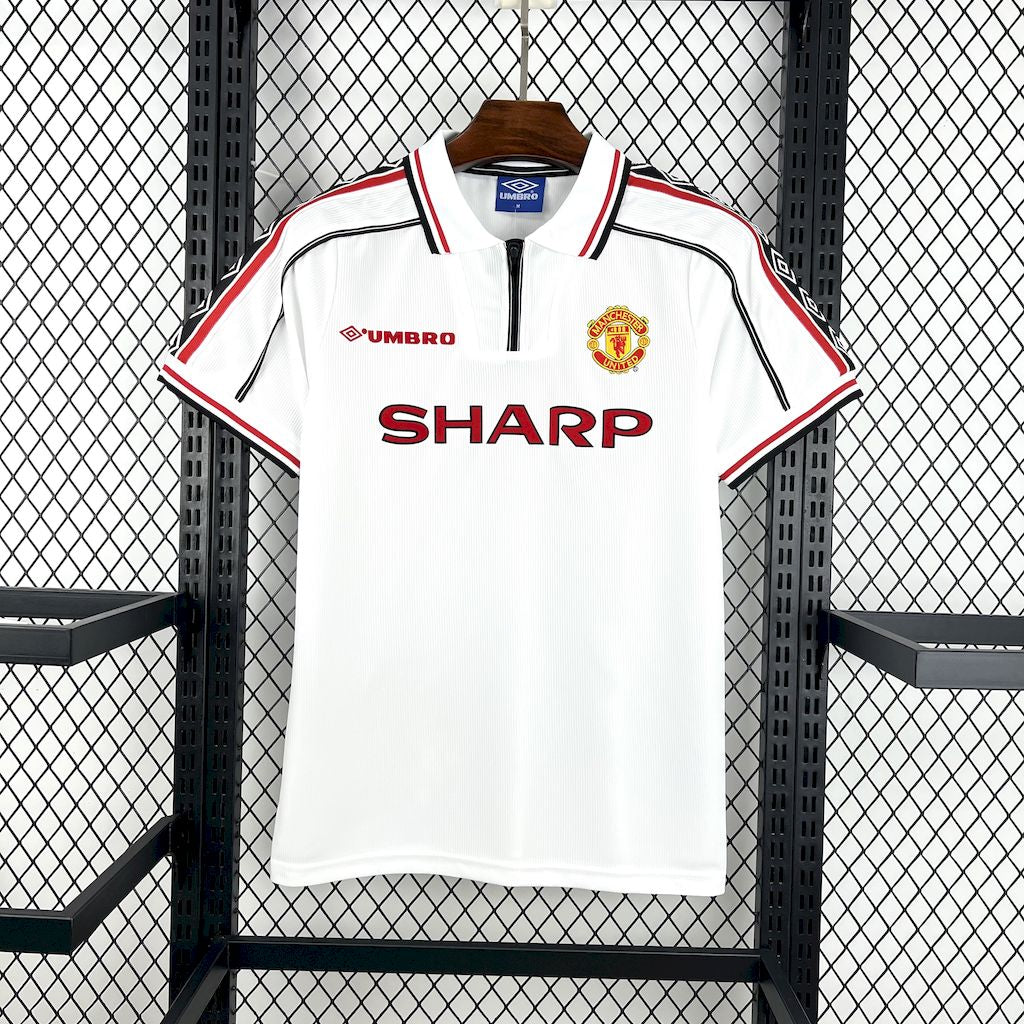 Camisa Manchester united Branca 98/99 - Versão (Retrô)