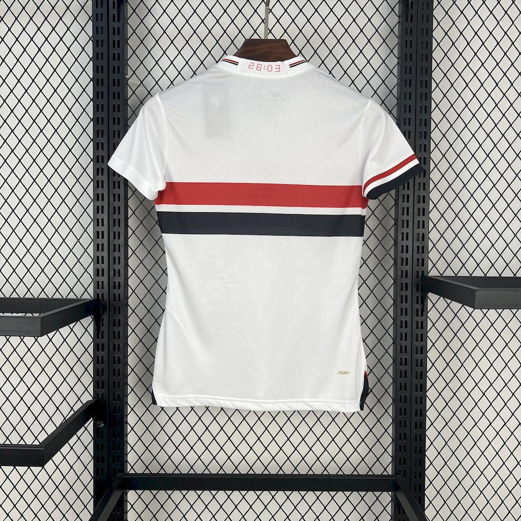 Camisa São Paulo Home Titular 25/26 - (Feminina)
