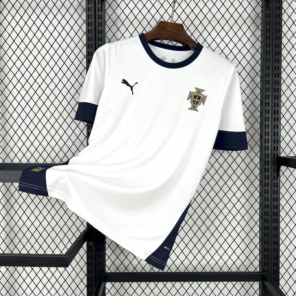 Camisa Portugal Treino Branca 25/26 - (Torcedor) Masculina