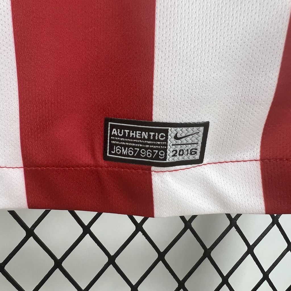 Camisa Atlético De Madrid Home 16/17  - Versão (Retrô)