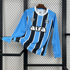Camisa Grêmio 2025 Home (Com Patrocínio) - (Torcedor) Manga Longa