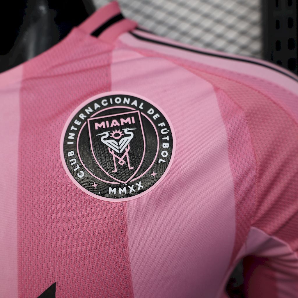 Camisa Inter Miami Adidas 25/26 - Versão (Jogador) Manga Comprida