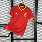 Camisa Brasil Jordan Edição-Especial - Vermelha 25/26 - (Torcedor) Masculina
