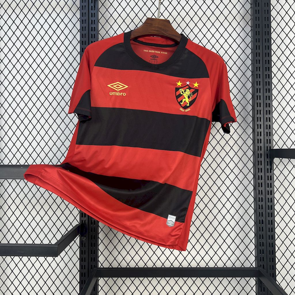 Camisa Sport Recife Home 25/26 - (Torcedor) Masculina