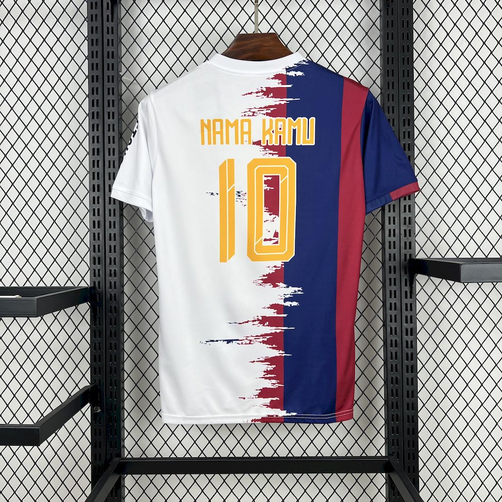Camisa Barcelona x Santos 25/26 (Neymar) - (Torcedor)