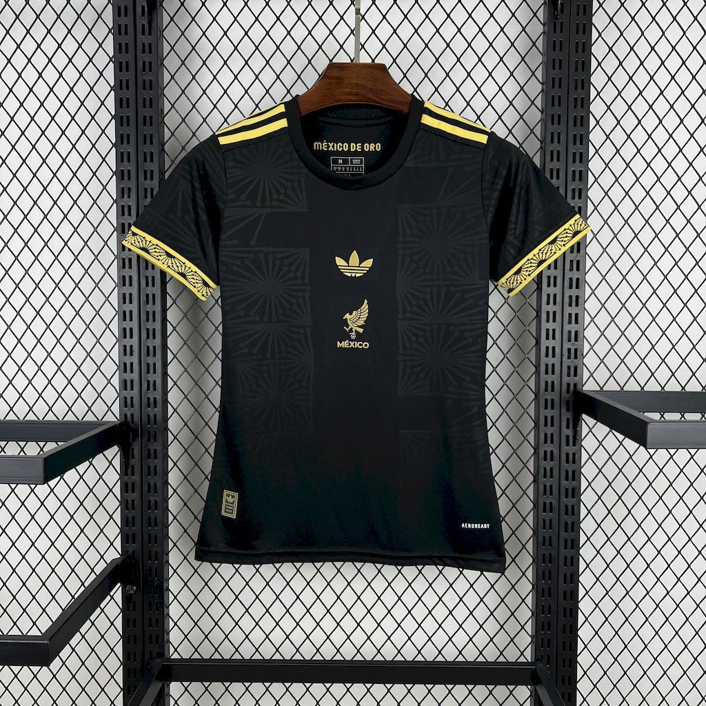 Camisa México Gold-Black  25/26 - Versão (Feminina)