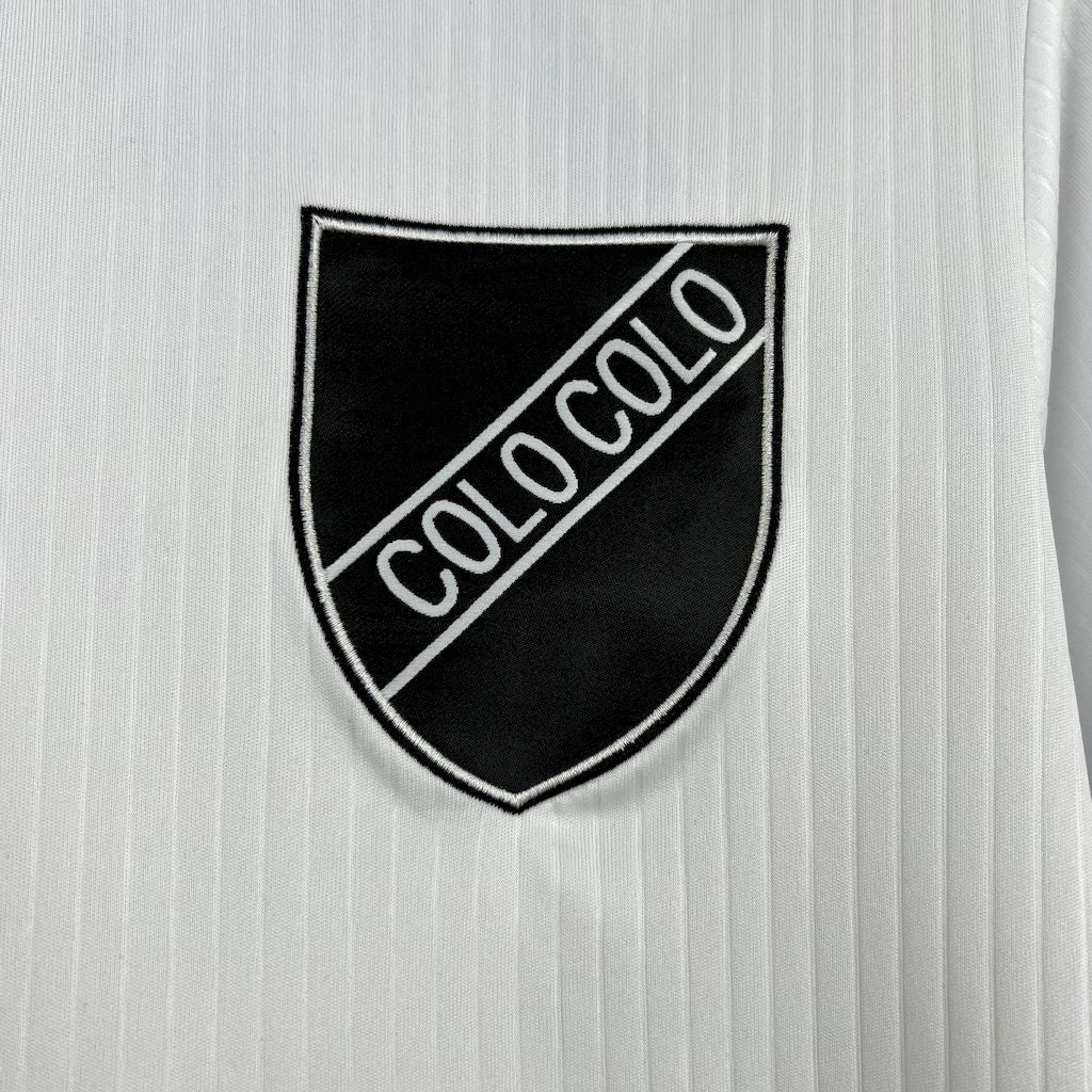 Camisa Colo-Colo Casual (Retrô) Branca 25/26 - (Torcedor) Masculina