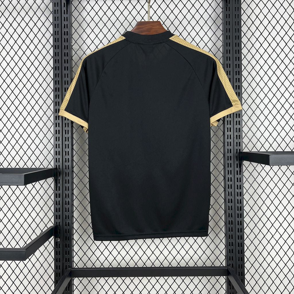 Camisa Vasco Da Gama Supporter Preta Gold 25/26 - Kappa (Torcedor) Masculina