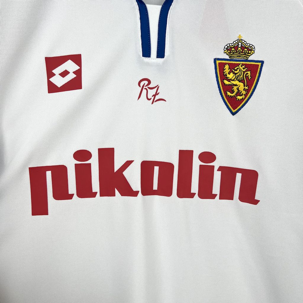 Camisa Real Zaragoza Home 2004 - Versão (Retrô)
