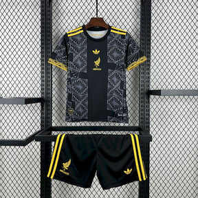 Kit Infantil México Gold-Black 25/26
