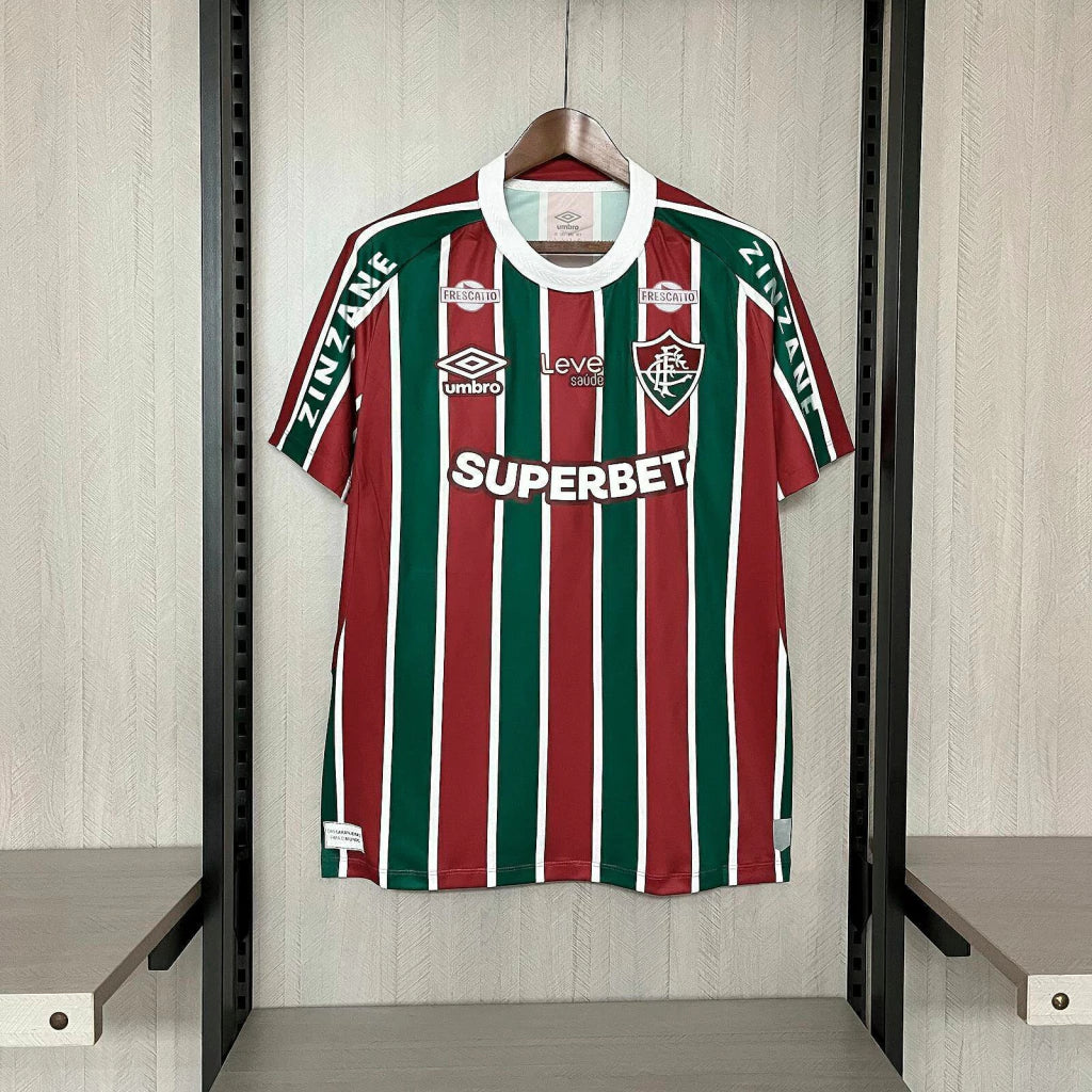 Camisa Fluminense 2025 Home (Todos os Patrocínios) - (Torcedor)