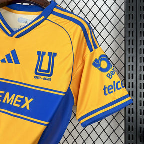 Camisa Tigres Home 25/26 - (Torcedor) Masculina