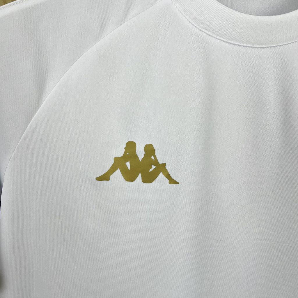 Camisa Vasco Da Gama Supporter Branca Gold 25/26 - Kappa (Torcedor) Masculina