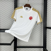 Camisa Vasco Da Gama Supporter Branca Gold 25/26 - Kappa (Torcedor) Masculina