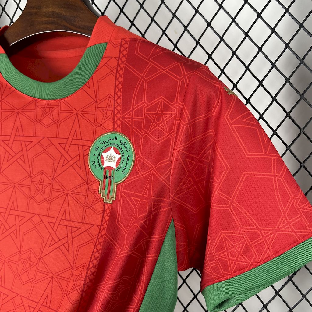 Camisa Marrocos Home 24/25 - (Torcedor) Masculina
