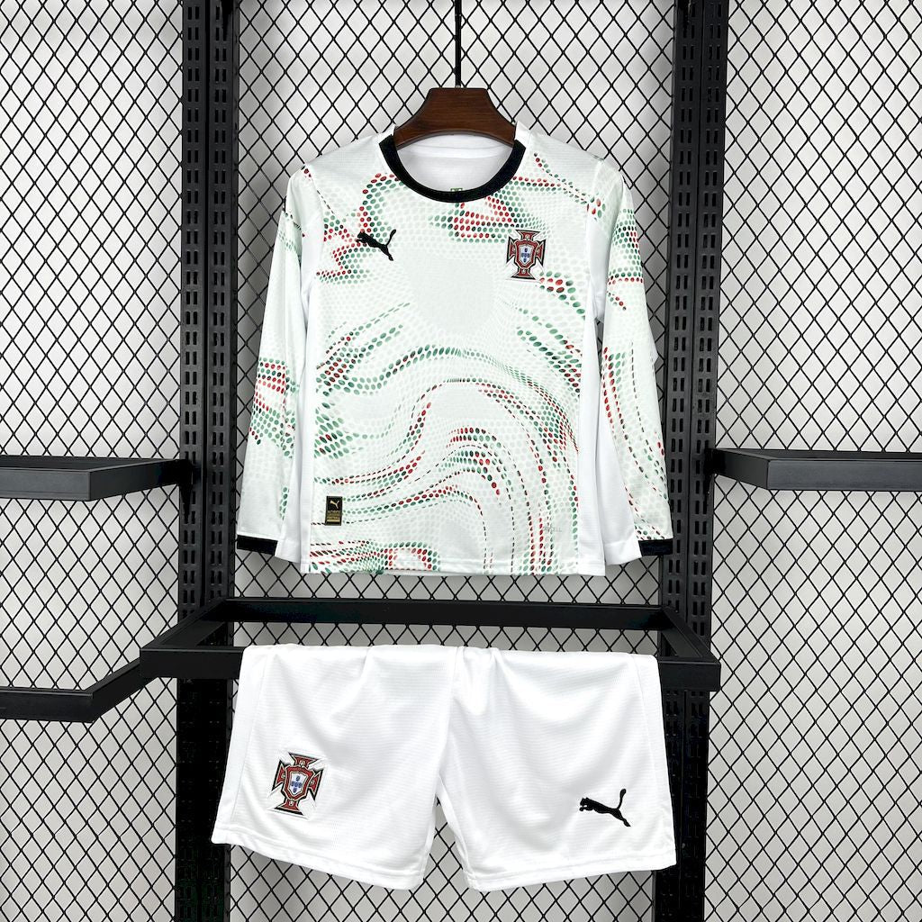 Kit Infantil Portugal 2025 Away - Manga Longa