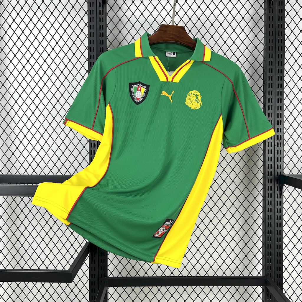 Camisa Camarões Home 1998 - Versão (Retrô)