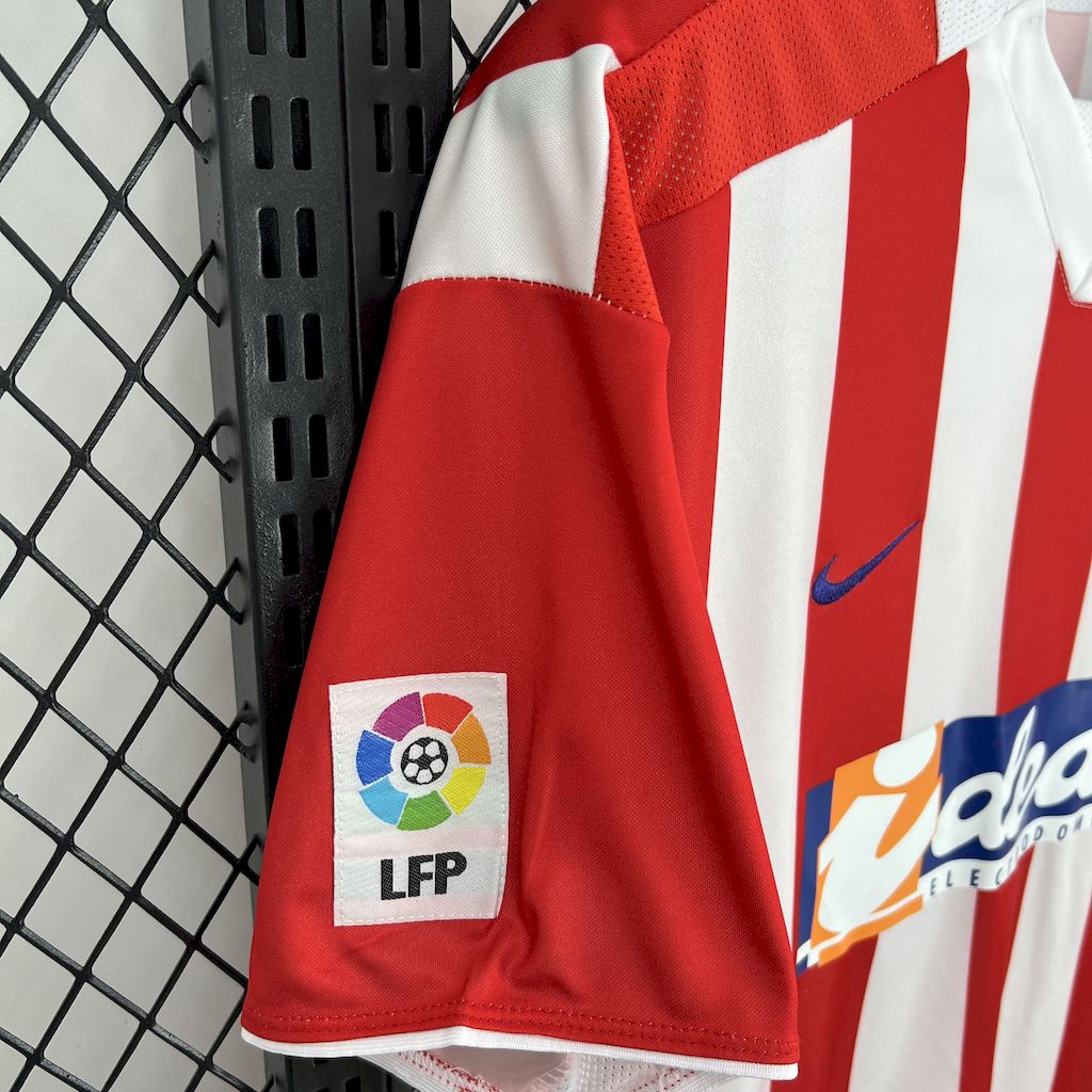 Camisa Atlético De Madrid Home 02/03  - Versão (Retrô)
