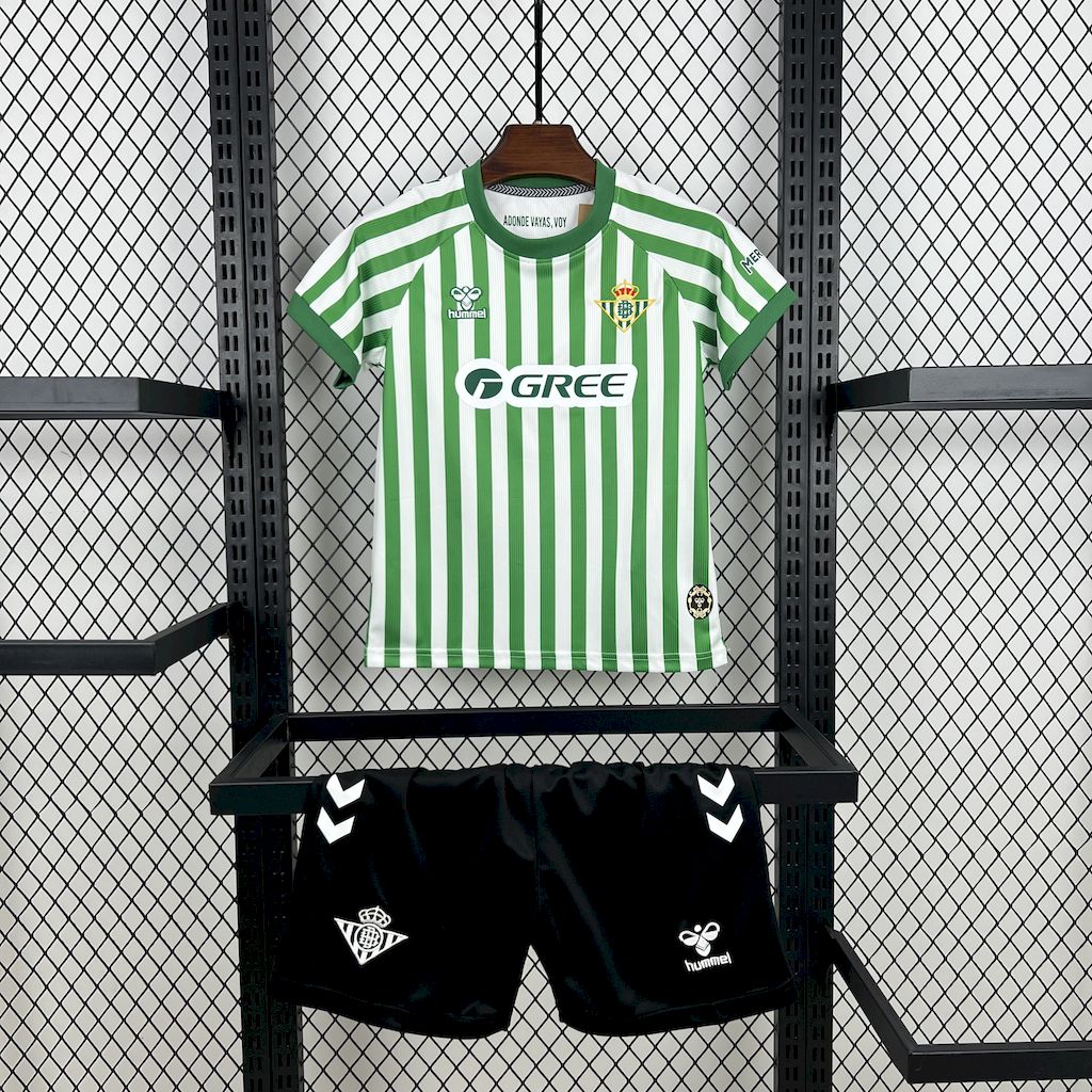 Kit Infantil Real Betis 24/25 Edição Especial (Final Conference League)