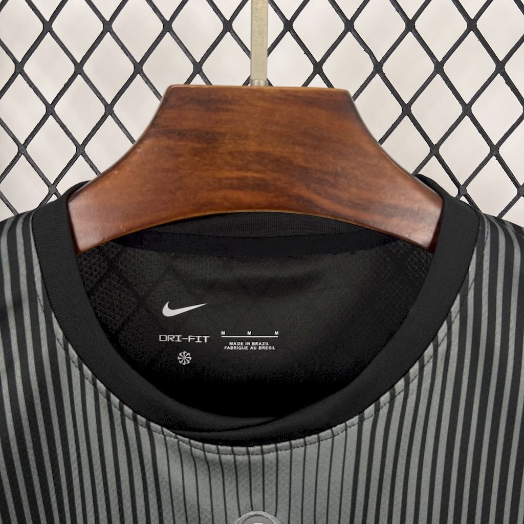 Camisa Corinthians Goleiro-Black 25/26 - Versão (Torcedor) Masculina