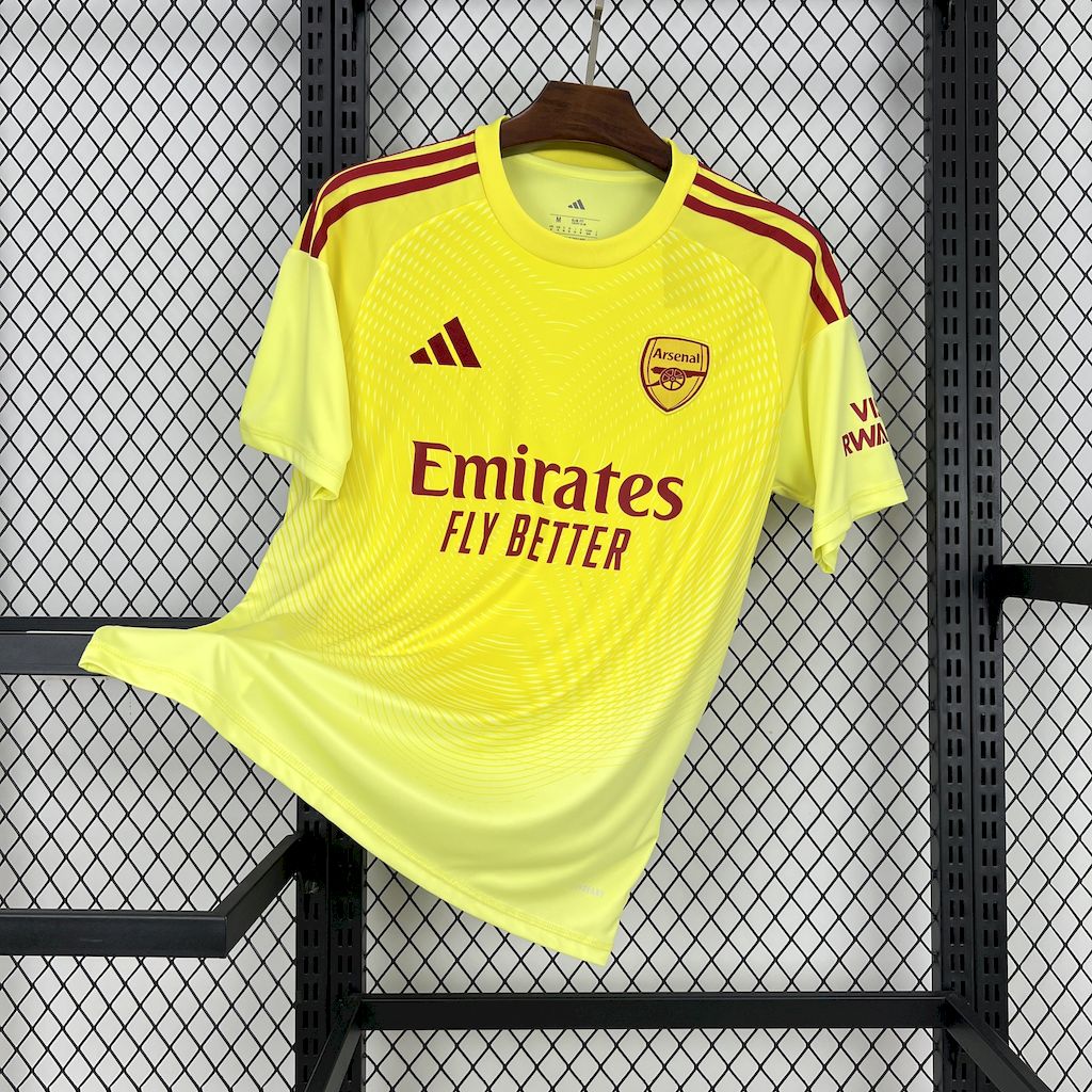 Camisa Arsenal Goleiro Amarela 25/26 - (Torcedor) Masculina