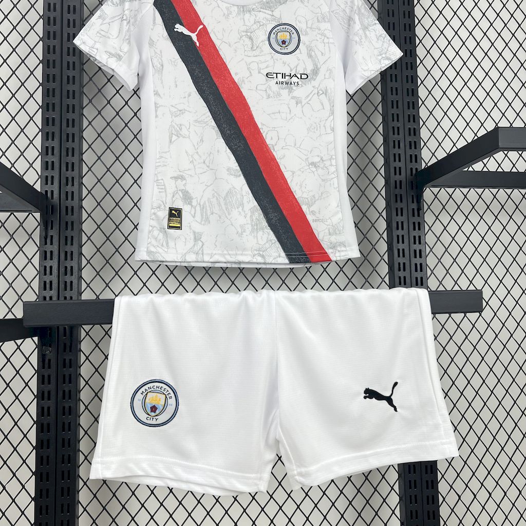 Kit Infantil Manchester City 2025 Away Copa do Mundo de Clubes