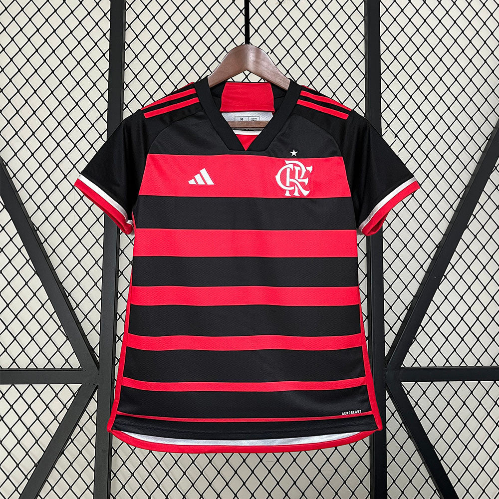 Camisa Flamengo Home Adidas (Feminina) 24/25