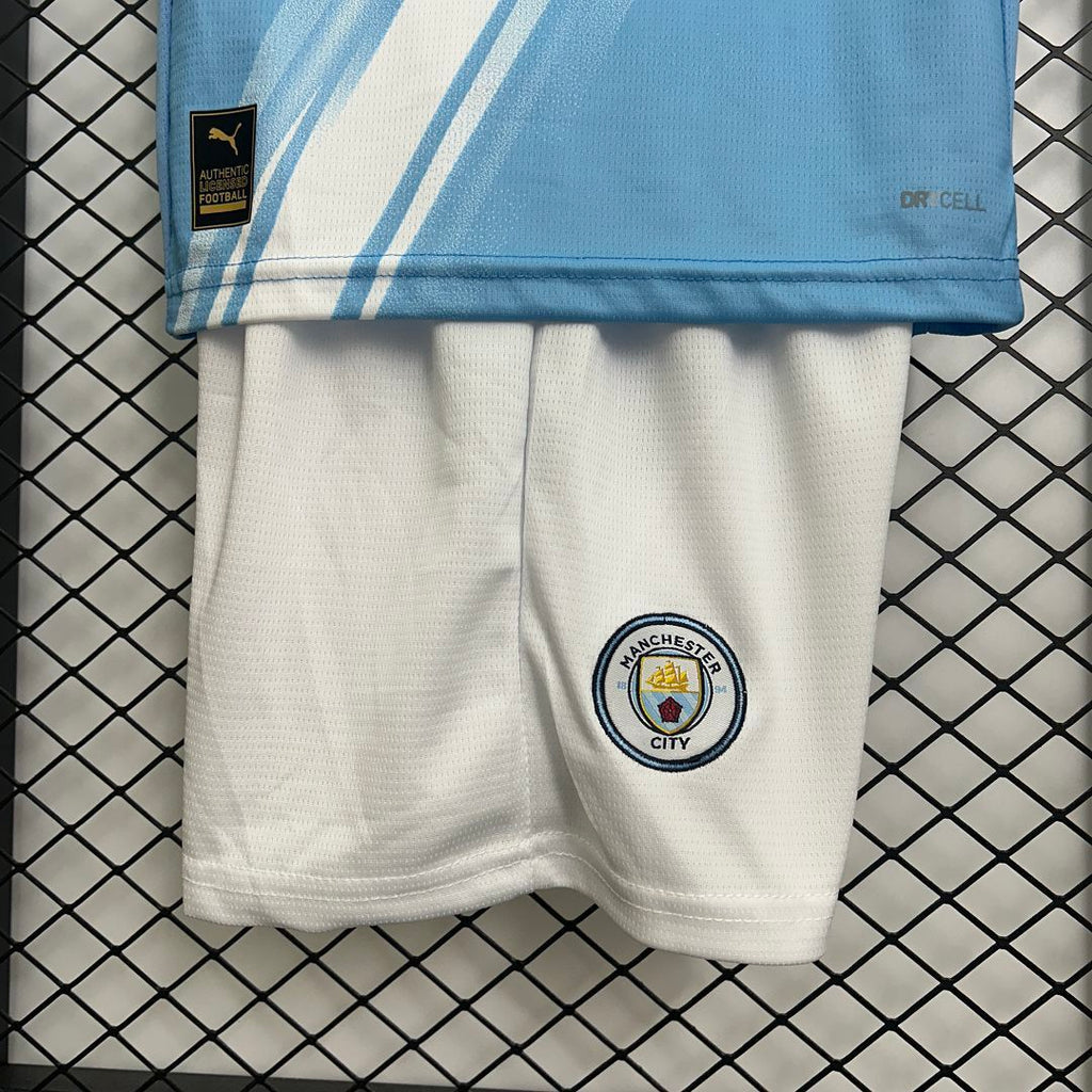 Kit Infantil Manchester City 25/26 Home