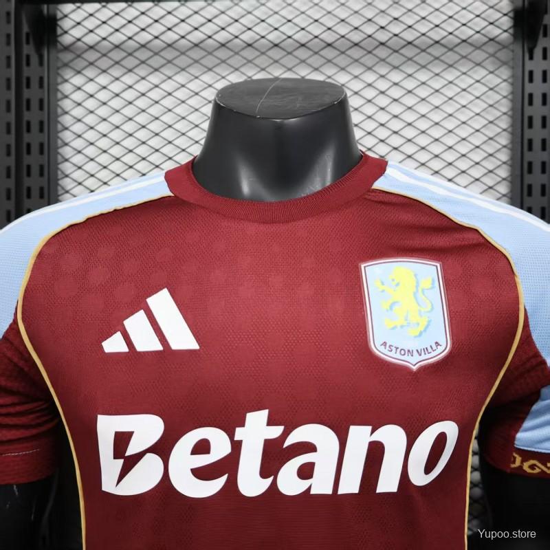 Camisa Aston Villa 25/26 Home - (Jogador)
