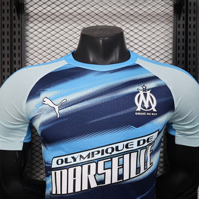 Camisa Olympique de Marseille 25/26 Edição Faster OM Blue - (Jogador)