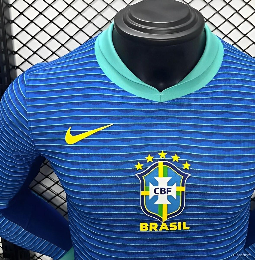 Camisa Brasil 2024 Away - (Jogador) Manga Longa