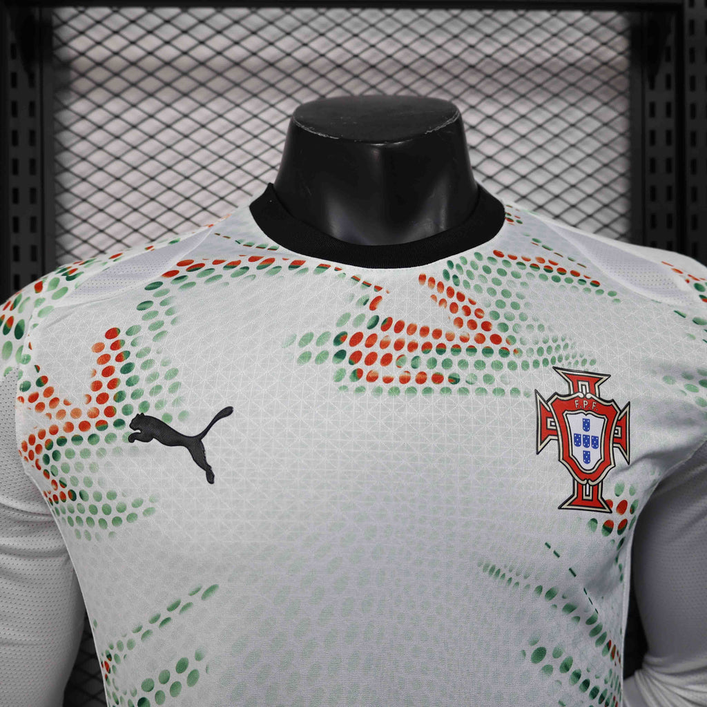Camisa Portugal 2025 Away - (Jogador) Manga Longa
